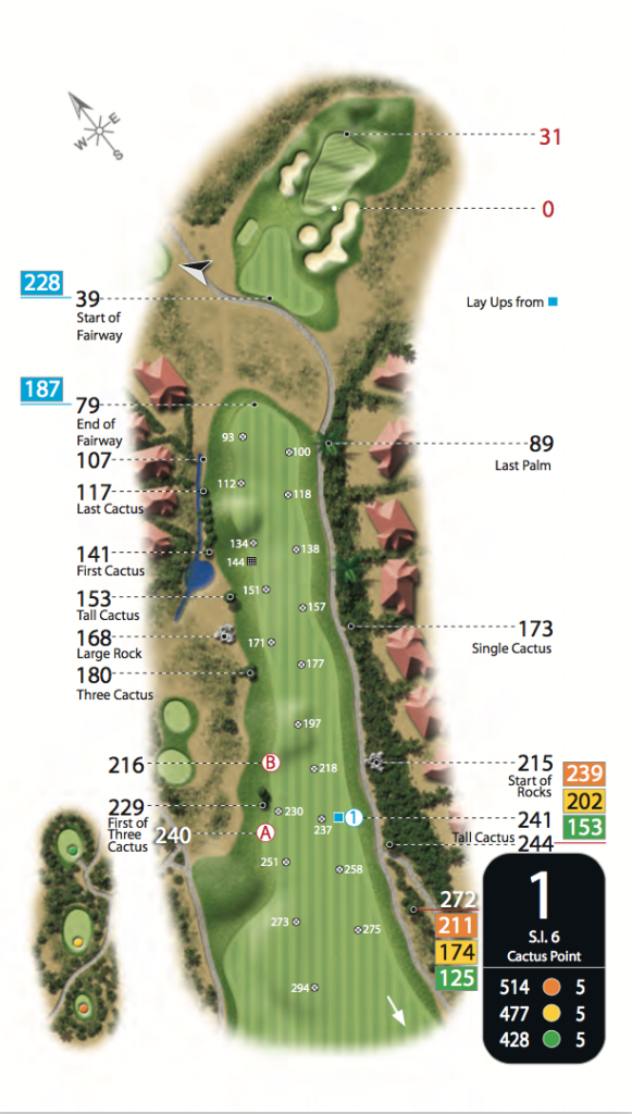 HOLE 1 'CACTUS POINT'